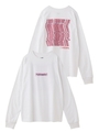 NOISY MESSAGE L/S REGULAR TEE/ホワイト