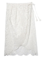 SALON by PJ/フォークロアレースパレオスカート/ホワイト