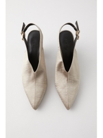SLING BACK LUSTER パンプス/L/BEG1