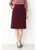 T/Rダブルクロスポケットタイトスカート/モカ2(052)