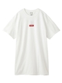 TAPE WRITER LOGO S/S BIG TEE/ホワイト