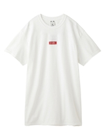TAPE WRITER LOGO S/S BIG TEE/ホワイト