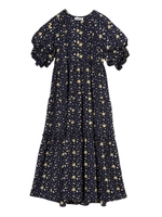TIERED SKIRT DRESS/ネイビー