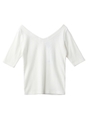 V-NECK TOP/ホワイト