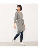 Vネックルーズチュニック/T.GRY