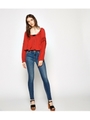 WF Rebirth embroidery SKINNY/BLU