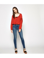 WF Rebirth embroidery SKINNY/BLU