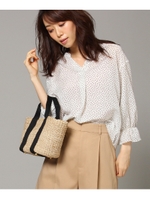 [L]【洗える】ジュリアドットブラウス/オフホワイト(103)