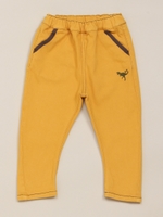 [ベビー]ボーイズツイルニットバナナシルエット長パンツ/マスタード