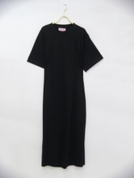 backcut T-shirt one-piece/fuchsiapink