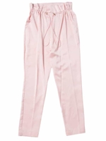 satin jodhpurs pants/pink