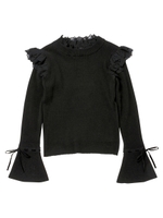 twin Ribbonハイネックニット / mille fille closet/クロ