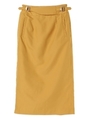 ・LHELBIE タイトグルカスカート/マスタード