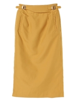 ・LHELBIE タイトグルカスカート/マスタード