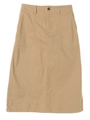・ツイルベーカーポケットスカート/ベージュ