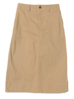 ・ツイルベーカーポケットスカート/ベージュ