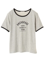 ・ロゴTシャツ/杢グレー