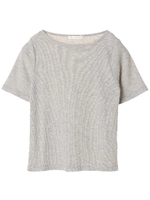 ・ワッフルSSプルオーバー/杢グレー