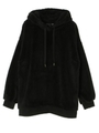 ・両面ボアパーカーチュニック/ブラック