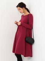 〔ハンドウォッシャブル〕CS H/W W/AC ソウバリメタル ワンピース / ニットワンピ/PINK