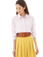 《Purpose》Cテンセルストライプシャツブラウス/ピンク(090)