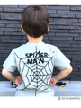 【150cmまで】Tシャツ(スパイダーマン)/グレー(012)