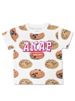 【ANAP KIDS】SINGBOI×ANAPKIDS 2パターンデザインTシャツ/ブラウン(015)