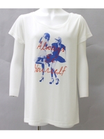 【ANAP】GIRLSプリントTシャツ/オフホワイト(002)