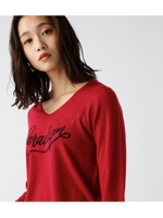 【AZUL BY MOUSSY】ParadigmVネックプルオーバー/BRD