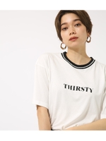 【AZUL BY MOUSSY】THIRSTY TEE/WHT