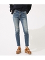 【AZUL BY MOUSSY】クラッシュデニムスキニー/L/BLU