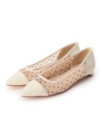 【BAILA3月号掲載】【GISELE 3月号掲載】mio notis シアーパンプス/アイボリー(004)