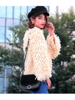 【CHILLE】ループカーディガン/アイボリー(003)