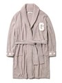 【GELATO PIQUE HOMME】'ベビモコ'サガラ刺繍ガウン/GRY
