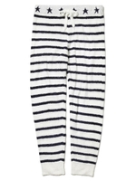 【GELATO PIQUE HOMME】’スムーズィー’スタージャガードボーダーロングパンツ/NVY