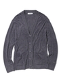 【GELATO PIQUE HOMME】’ホットスムーズィー’リブカーディガン/GRY
