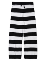 【Joel Robuchon & gelato pique】HOMME’スムーズィー×カシミヤ’ボーダーロングパンツ/BLK