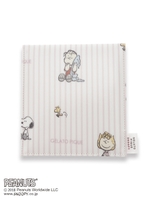 【PEANUTS】ストライプミラー/PNK