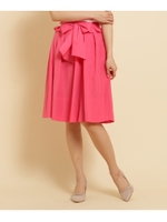 【WEB・一部店舗限定】Supreme.La.La. ウエストリボンフレアスカート/ラズベリーピンク(073)