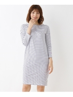 【WEB限定販売】Champion ボーダーワンピース/オフホワイト(303)