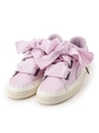 【WEB限定販売】PUMA BASKET HEART SCALLOPスニーカー/ベビーピンク(071)