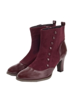 【an another angelus】釦使いショートブーツ/BORDEAUX