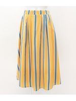 【anap mimpi】ストライプロングスカート/イエロー(024)