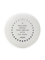 【emmi yoga】ロゴプリントフリスビー/WHT