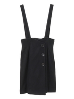 【スカート】サス付きタイトスカート/ブラック