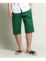 【ノルマンディーリネン】ストレッチショーツ/グリーン(022)