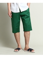 【ノルマンディーリネン】ストレッチショーツ/グリーン(022)