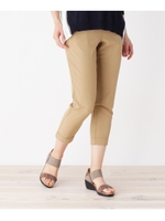 【吸水速乾・接触冷感】ストレッチテーパードパンツ/ベージュ(052)