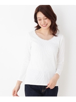 【抗菌防臭】レースプルオーバー/ホワイト(002)