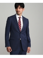 【撥水】ダブルツイストストライプシングルジャケット/ネイビー(393)